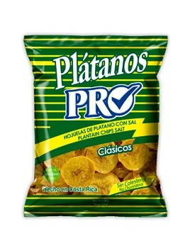 Chips di platano verde salate - PRO 75g.
